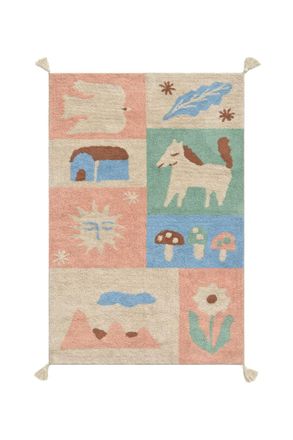 Calma House Alfombra color multicolor 90x150