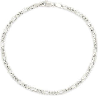 Sterling Forever Sterling Silver Figaro Chain Bracelet