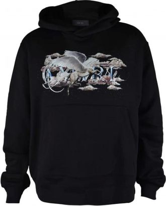 Amiri Heren, Sweatshirts & Hoodies, Zwart, Maat: 3XL Katoen