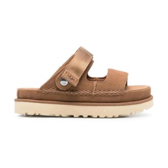 UGG Sliders, female, Brown, Size: 10 US Goldenstar Glide