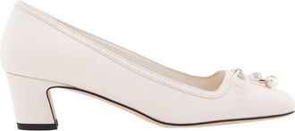 Jimmy Choo London Elme 45 Embellished Pumps - Latte