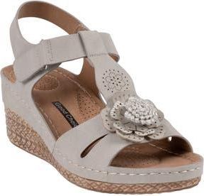 Good Choice Shoes Chirp Wedge Sandal in Light Grey at Nordstrom Rack, Size 9.5