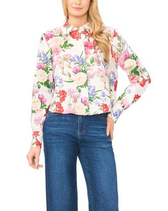 Ted Baker Erin Collared Linen Blouse