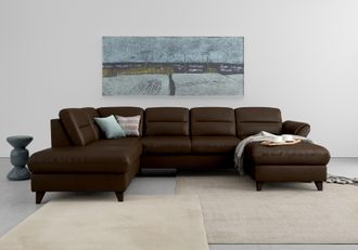 Sit&more Wohnlandschaft »Mellum U-Form« Federkern, wahlweise mit Bettfunktion, Stauraum und Armteilfunktion