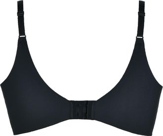 Naturana B&uuml;gel-BH NATURANA Back Smoother, Damen, Gr. 100, Cup B, schwarz, Obermaterial: 84% Polyester, 16% Elasthan, Basic, bequem, BHs B&uuml;gel-BH, ohne B&uuml;gel, u