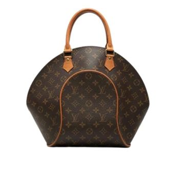 Louis Vuitton Pre-owned Ellipse MM - Dames - Pre-owned - Bruin - Maat: ONE Size Leer