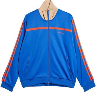 adidas x Wales Bonner zip-up track jacket - unisex - Recycled Polyester/Cotton - M - Blue