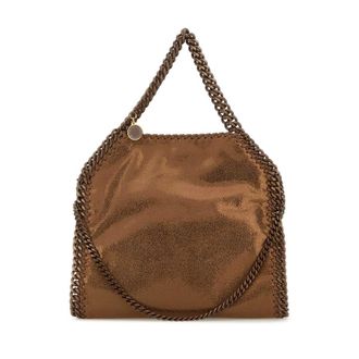 Stella McCartney Stella Mccartney Bronze Shaggy Deer Mini Falabella Handbag