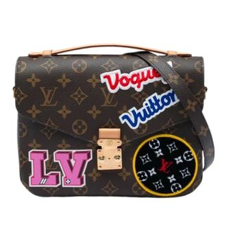 Louis Vuitton Pre-owned Pochette Metis - Dames - Pre-owned - Bruin - Maat: ONE Size Leer