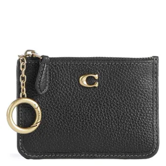 Coach Essential Mini Id Leather Card Case