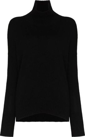 Lisa Yang Truien & Vesten, Dames, Zwart, S, Kasjmier, Heidi Turtleneck