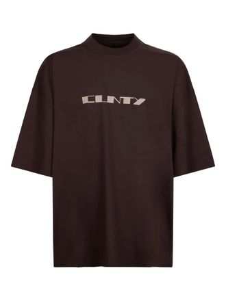 Rick Owens TOMMY graphic-print T-shirt - Brown
