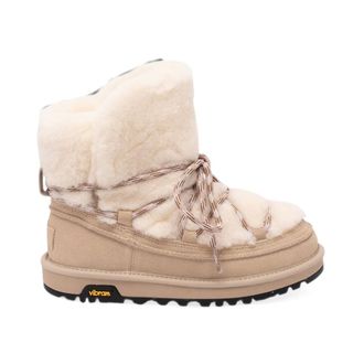 UGG Botas Classic Tread Fluffed - Shoes - Mujer - Beige - 37 EU