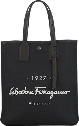 Ferragamo Pre-owned Ferragamo Canvas 1927 Signature Tote Ladies PDFE6CRFS8UHYJMU