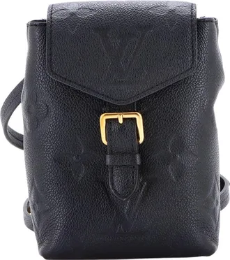 Louis Vuitton Black Monogram Empreinte Giant Tiny Backpack (Authentic Pre- Loved)