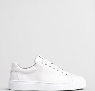 GANT Men McJulien Leather Sneakers (41) WHITE