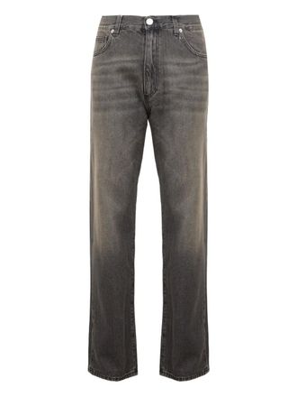 Family Fir$t Milano ripped denim pants - men - Cotton - 36 - Grey