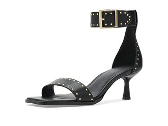 Rebecca Minkoff Freya Ankle Strap Sandals Womens Dress Sandals Black : 7.5 M, Leather