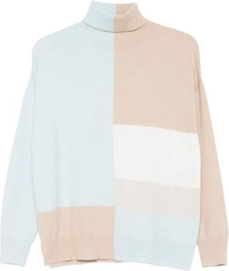 D.exterior Maglione a collo alto - Blu