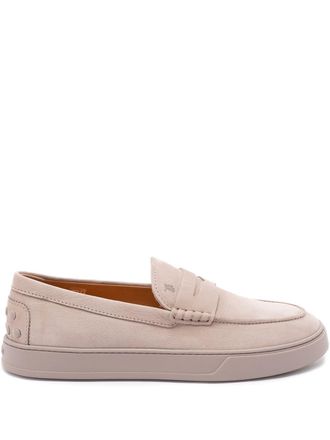 Tod's Tods Su&egrave;de leren loafers