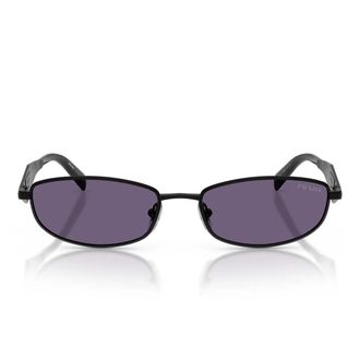 Prada Sunglasses Prd51 S 7 Ab70 W Matte Black/Blackberry Women