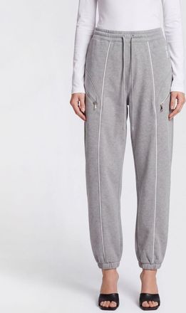 The Attico Jersey Jogging Trousers with Elasticated Waist and Embroidered Logo