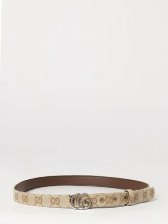 Gucci Cintura GG Marmont in tessuto jacquard con monogram e fibbia GG