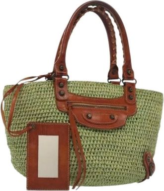 Balenciaga Pre-owned Handbags, female, Green, Size: ONE SIZE Pre-owned Vintage Handbag