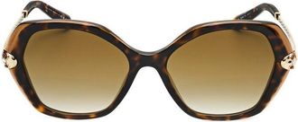 Bulgari Ladies Brown Square Sunglasses 0BV8241KB-5496T5