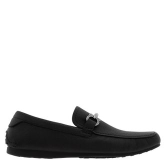Ferragamo Cancun Gancini Leather Drivers, Size 6 D