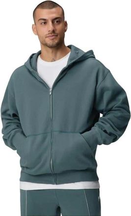 Fabletics Mens The Go-To Full Zip Oversized Hoodie in Storm Slate at Nordstrom, Size Xx-Large