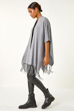 Roman Hotfix Tassel Detail Knit Cardigan