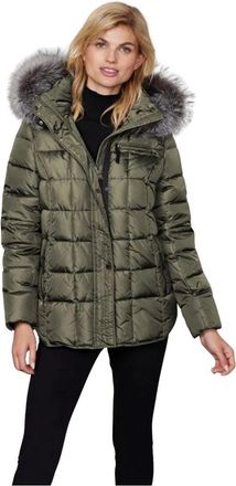 Junge Winterjassen - Dames - Winterjassen - Groen - 4XL - Jassen