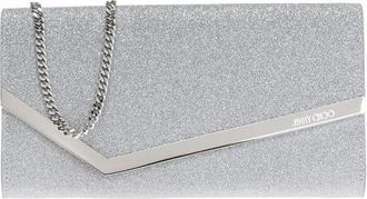 Jimmy Choo London Emmie Schoudertas - Dames - Clutches - Grijs - ONE Size - Leer - Tassen