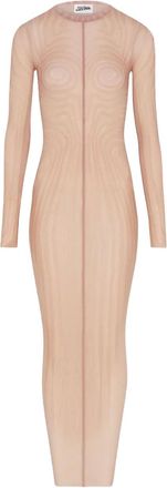 Jean Paul Gaultier Abito lungo con stampa - Toni neutri