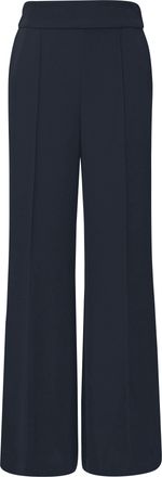 Comma Jogger Pants COMMA, Damen, Gr. 34, N-Gr, navy, Web, Obermaterial: 97% Polyester, 3% Elasthan, unifarben, regular fit lang, Hosen Jogger Pants, mit wei