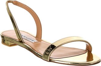 Aquazzura So Nude Leather Slingback Sandal