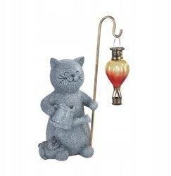 Maximex L&aacute;mpara Wenko Solar Garden Light Cat With Led Balloon Sensor Crepuscular Solar