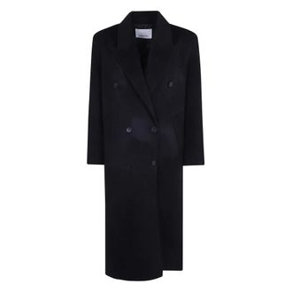 Frankie Shop Double-Breasted Coats - Dames - Mantels - Zwart - Maat: 2XS