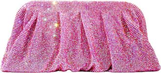 Benedetta Bruzziches Venus la grande tas - The Spy Who Loved Me - Dames - Clutches - Roze - ONE Size - Satijn - Tassen