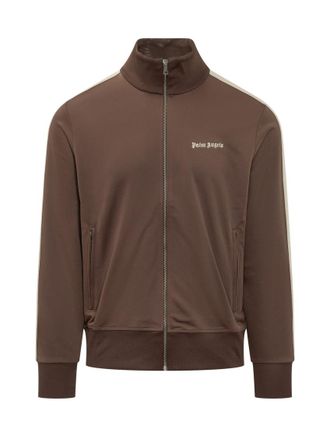 Palm Angels Brown Logo Track Jacket