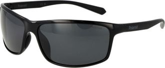 Polaroid Zwarte Plastic Zonnebril