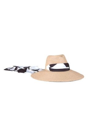 Eugenia Kim Cassidy UPF 25+ Packable Straw Fedora in Sand at Nordstrom