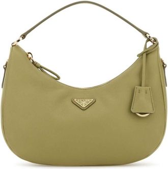 Prada Borsa A Spalla Leather Shoulder Bag