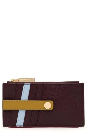 Hammitt 210 West Leather Wallet in Regatta Stripe/Gold at Nordstrom