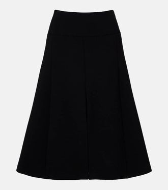Alaia Alaïa Pleated midi skirt