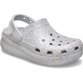 OEM Crocs Classic Glitter Cutie Clog K 207834 J13eu 3233 Atmospheremulti
