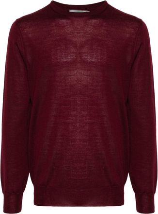 Canali fine-knit sweater - men - Merino - 62 - Red