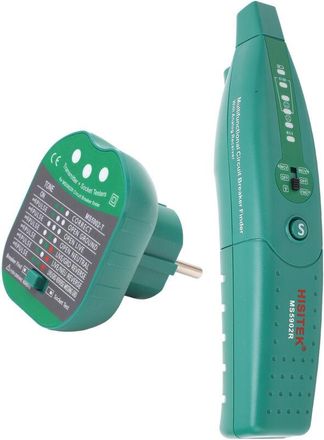 OEM Probador De Tomacorrientes Con Linterna, Detector De Fusibles De Disyuntores, Comprobador De Tomacorrientes Con Advertencia De Bater&iacute;a Baja, Para Reco