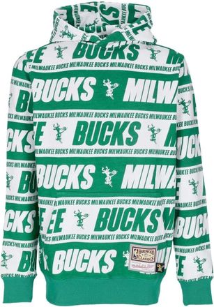 Mitchell & Ness NBA Teamwrap Hardwood Classics Hoodie - Heren - Hoodies - Groen - S - Katoen - Hoodies & sweatvesten
